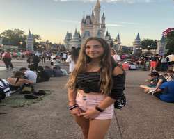 The star visited Disneyland and also shared photographs with her Instagram followers.